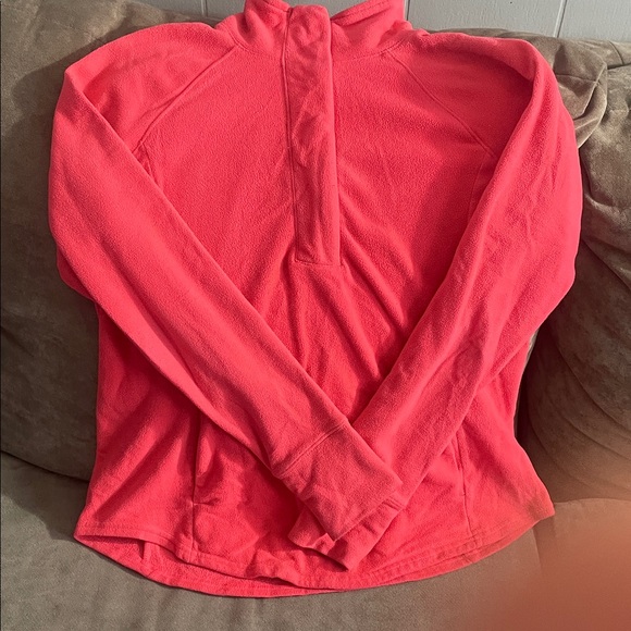 Old Navy Women's Bright Pink Fleece Hoodie - Picture 1 of 1